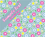 Background card design with flowers